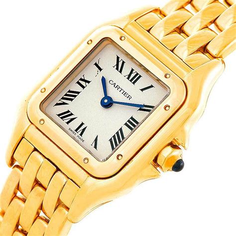 orologio panthere cartier lady gold|cartier panther jewelers.